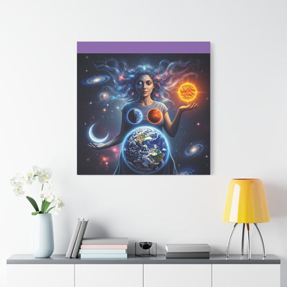 Cosmic Canvas Print - Celestial Art for Space Lovers, Home Decor, Wall Art, Gift for Astronomers, Universe Wall Hanging