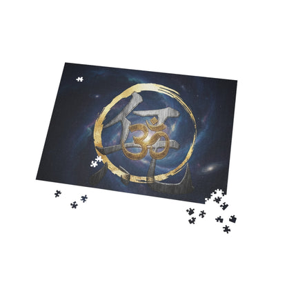 Om Symbol Galaxy Jigsaw Puzzle — Meditation & Spirituality 96–1000 Piece