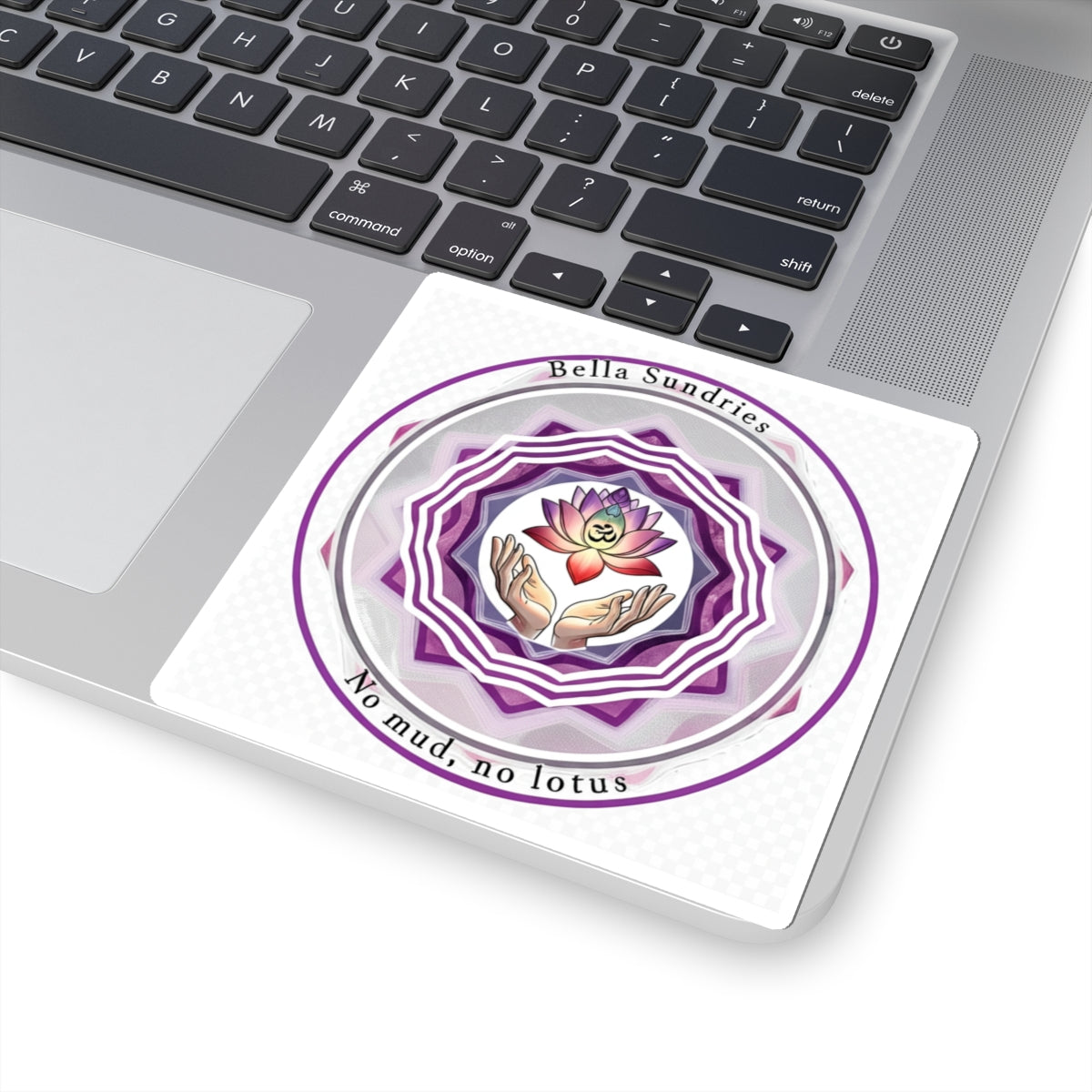 Boho Lotus Kiss-Cut Stickers | Floral Mandala Decals for Journals, Laptop, Water Bottles, Gifts, Home Decor