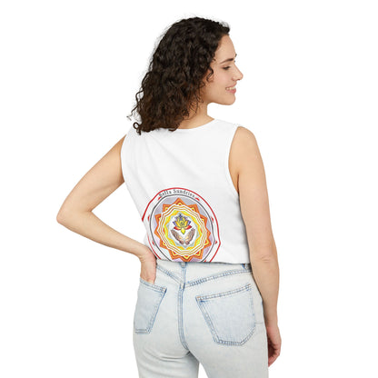 Yoga Spiritual Tank Top, Om Symbol Shirt, Lotus Flower Tee, Meditation Apparel, Gift for Yogis, Unisex Activewear