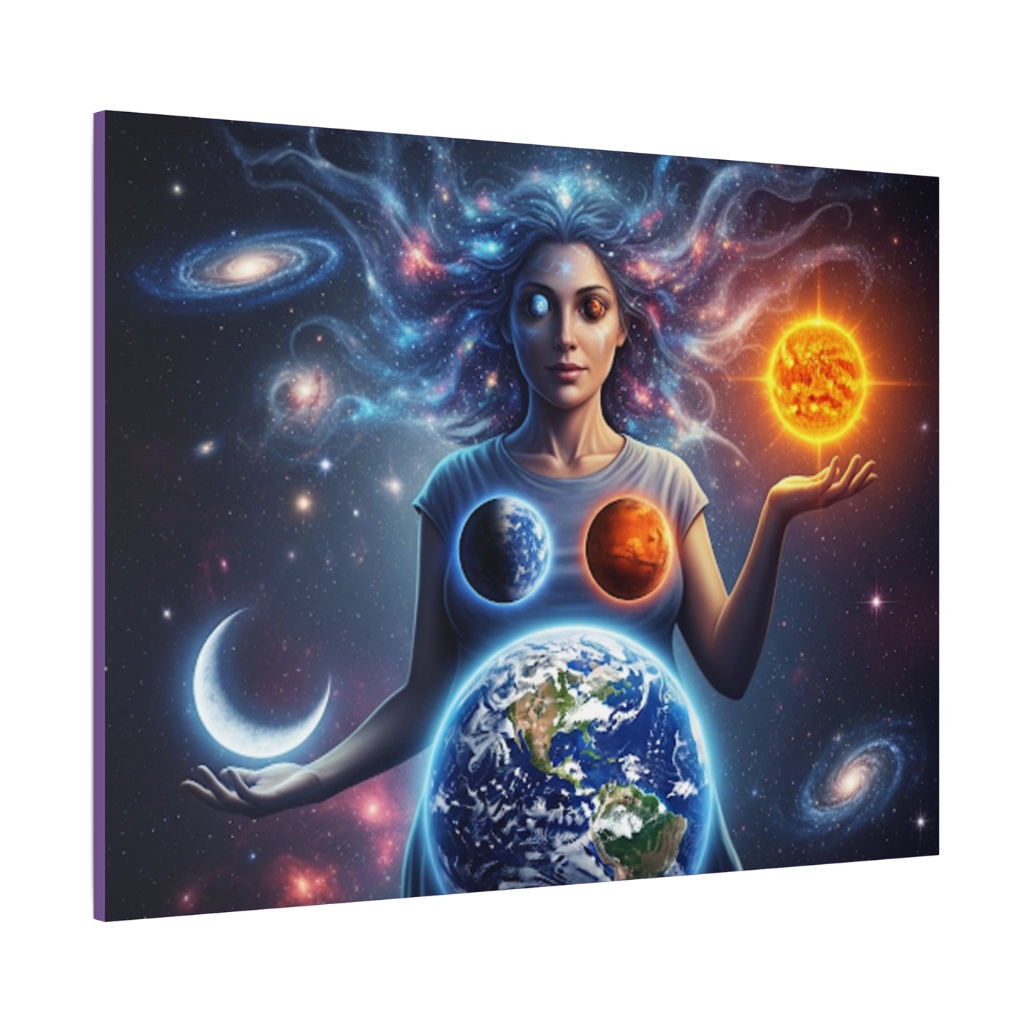 Cosmic Canvas Print - Celestial Art for Space Lovers, Home Decor, Wall Art, Gift for Astronomers, Universe Wall Hanging