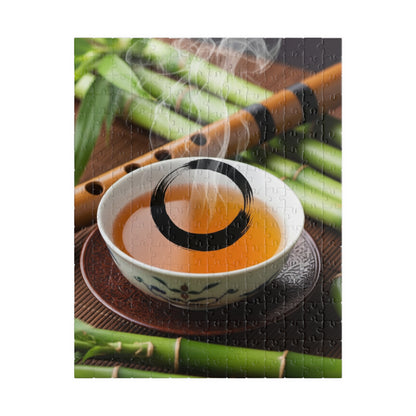 Tea-Themed Puzzle for Relaxation and Mindfulness, Perfect Gift for Tea Lovers, Family Fun, Game Night, Rainy Day Activity