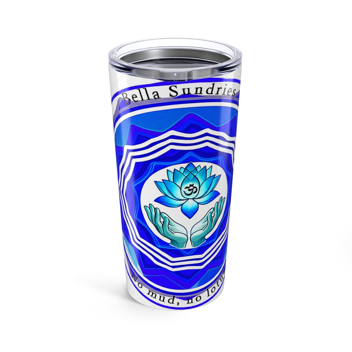 Spirituality and Wellness Tumbler - Lotus Design - Motivational Gift for Yoga Lovers