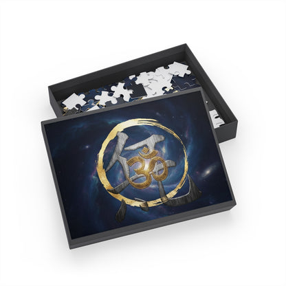 Om Symbol Galaxy Jigsaw Puzzle — Meditation & Spirituality 96–1000 Piece