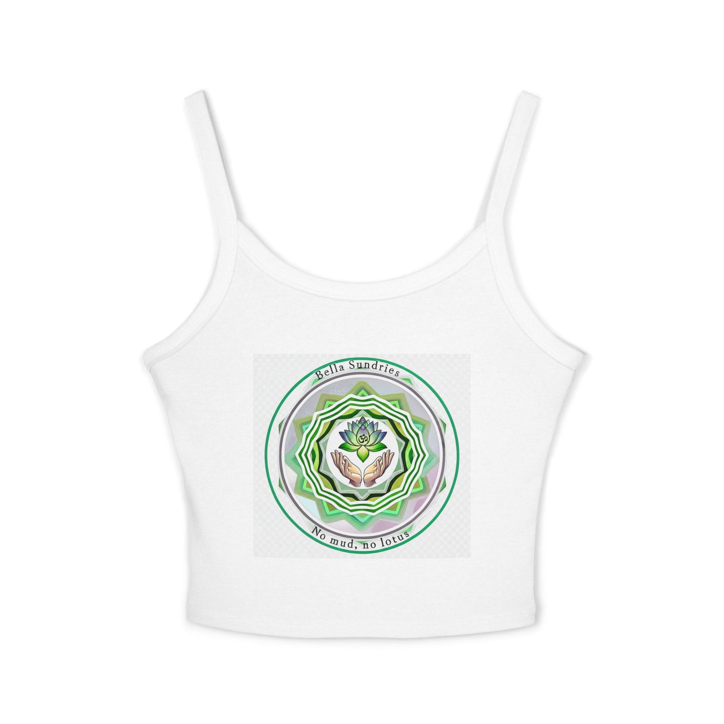 Bohemian Spirit Women's Spaghetti Strap Tank Top, Yoga Wear, Casual Summer Top, Festival Outfit, Relaxed Fit Tee