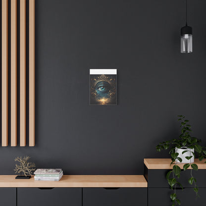 Mystical Eye Canvas Wall Art, Boho Decor, Home Wall Art, Unique Gift, Modern Artwork, Eye Design