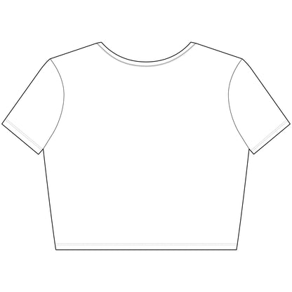 Copy of Copy of Copy of Crop Tee Chakra Art Women's Poly-Cotton