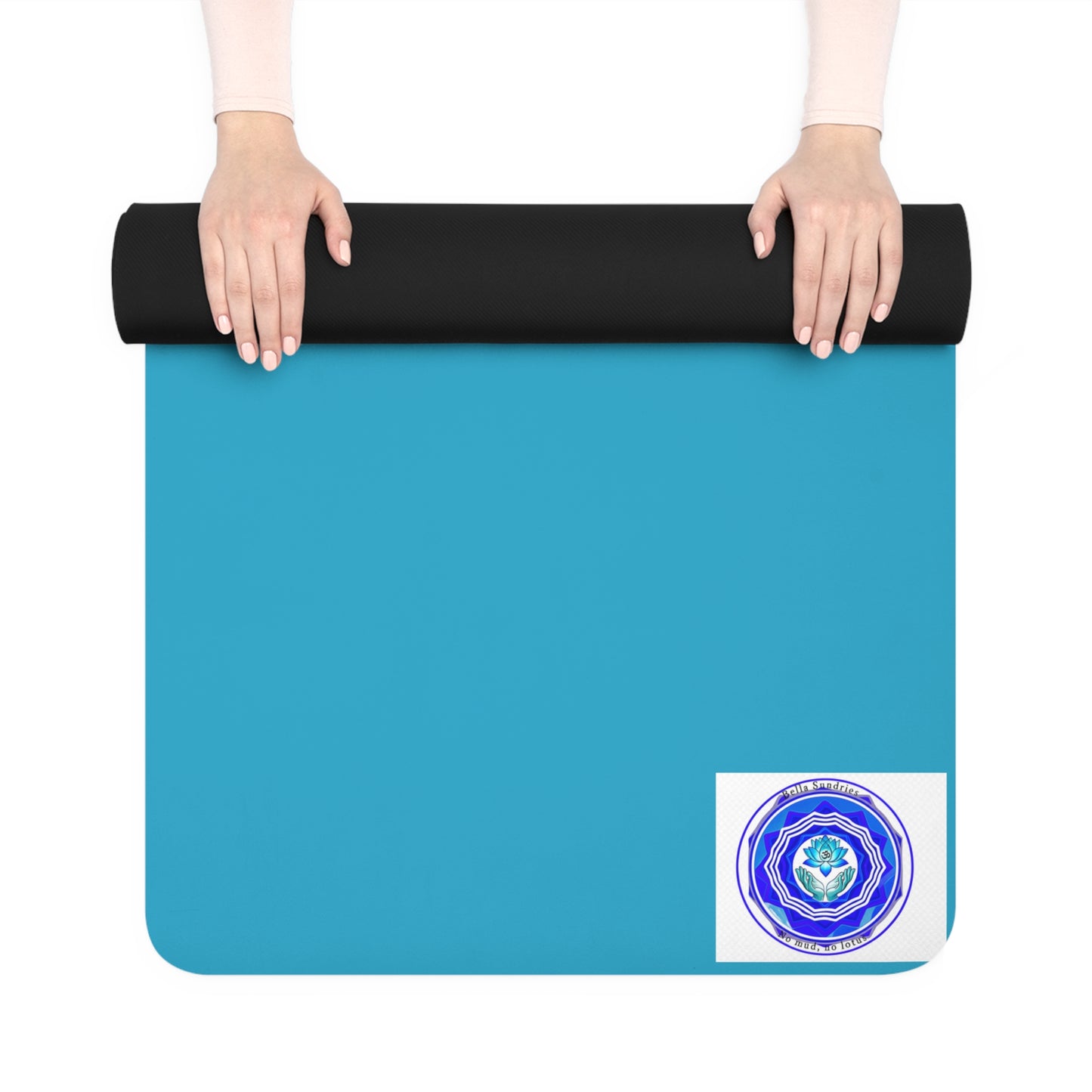 Premium Rubber Yoga Mat, Eco-Friendly Fitness Mat, Non-Slip Exercise Mat, Mat for Yoga, Pilates, or Home Workouts