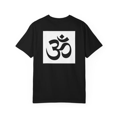 Spiritual Harmony Unisex T-shirt with Om Design, Casual Tee, Gift for Yogis, Meditation Wear, Relaxed Style