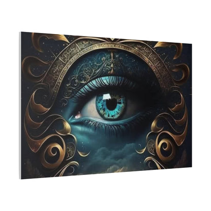 Mystical Eye Canvas Wall Art, Boho Decor, Home Wall Art, Unique Gift, Modern Artwork, Eye Design