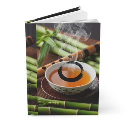 Serene Bamboo Hardcover Journal - Ideal for Meditation, Journaling, Nature Lovers, Gift for Writers, Zen Decor