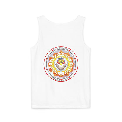 Yoga Spiritual Tank Top, Om Symbol Shirt, Lotus Flower Tee, Meditation Apparel, Gift for Yogis, Unisex Activewear