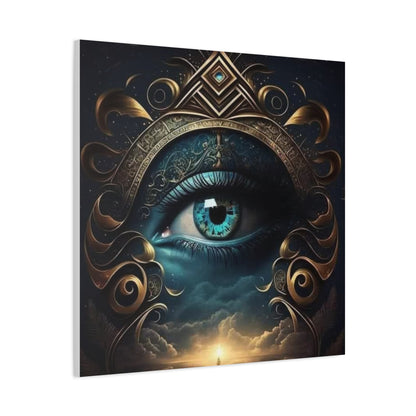 Mystical Eye Canvas Wall Art, Boho Decor, Home Wall Art, Unique Gift, Modern Artwork, Eye Design