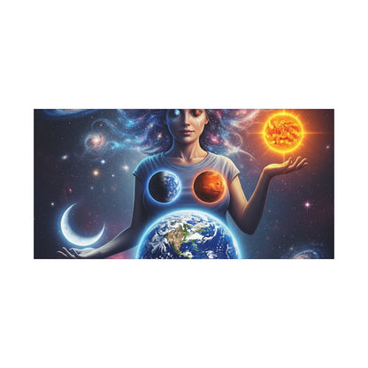 Cosmic Canvas Print - Celestial Art for Space Lovers, Home Decor, Wall Art, Gift for Astronomers, Universe Wall Hanging