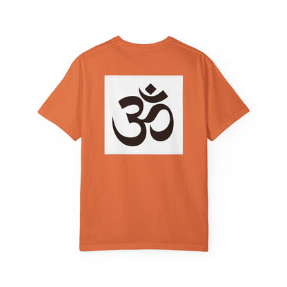 Spiritual Harmony Unisex T-shirt with Om Design, Casual Tee, Gift for Yogis, Meditation Wear, Relaxed Style