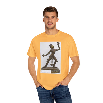 Spiritual Harmony Unisex T-shirt with Om Design, Casual Tee, Gift for Yogis, Meditation Wear, Relaxed Style