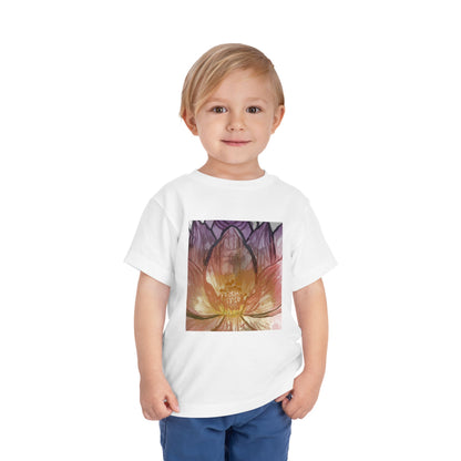 Lotus Flower Toddler Tee | Cute Short Sleeve Shirt, Kids Gift, Flower Graphic Tee, Baby Shower Gift, Summer Playtime Top