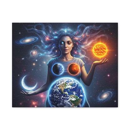 Cosmic Canvas Print - Celestial Art for Space Lovers, Home Decor, Wall Art, Gift for Astronomers, Universe Wall Hanging