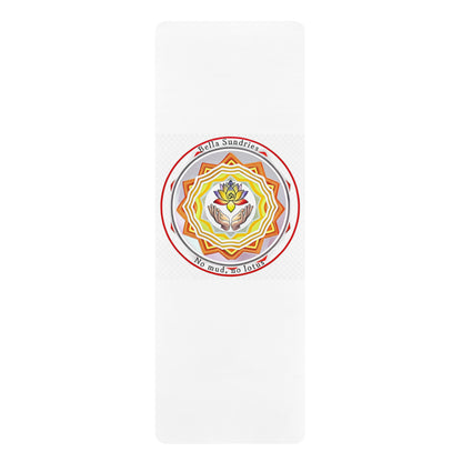 Meditation Yoga Mat - Eco-Friendly Rubber, Great for Home Practice, Fitness, Gift for Yogis, Mandala Design, Relaxation
