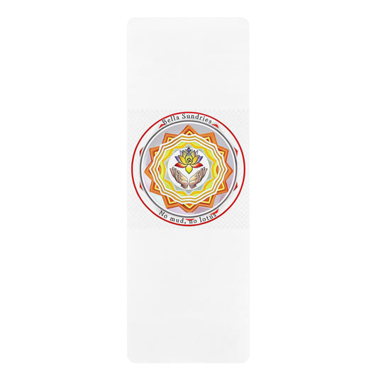 Meditation Yoga Mat - Eco-Friendly Rubber, Great for Home Practice, Fitness, Gift for Yogis, Mandala Design, Relaxation