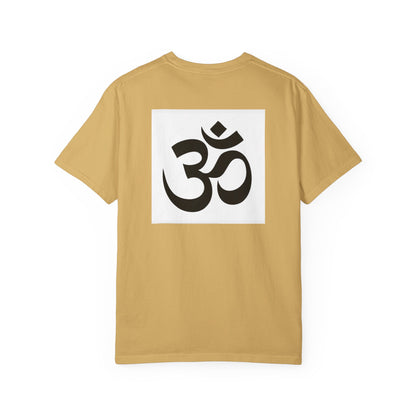 Spiritual Harmony Unisex T-shirt with Om Design, Casual Tee, Gift for Yogis, Meditation Wear, Relaxed Style