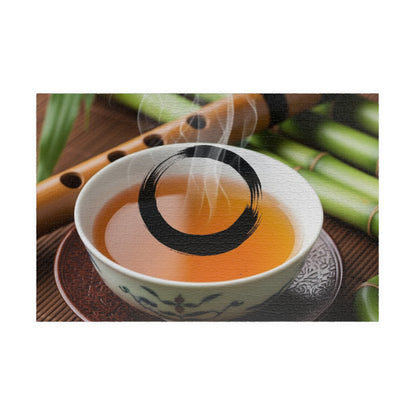 Tea-Themed Puzzle for Relaxation and Mindfulness, Perfect Gift for Tea Lovers, Family Fun, Game Night, Rainy Day Activity