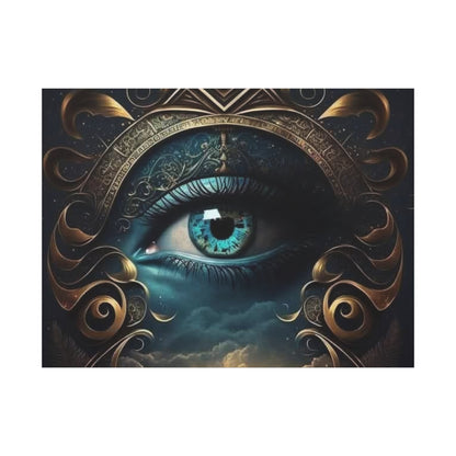 Mystical Eye Canvas Wall Art, Boho Decor, Home Wall Art, Unique Gift, Modern Artwork, Eye Design