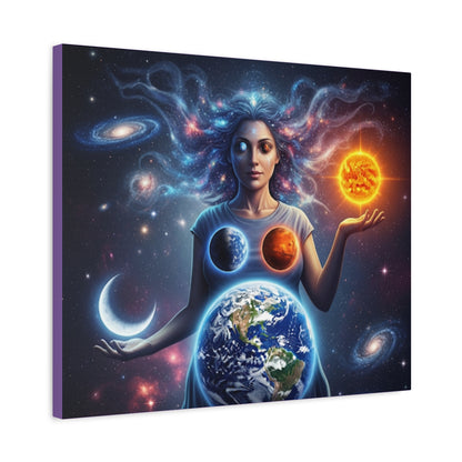 Cosmic Canvas Print - Celestial Art for Space Lovers, Home Decor, Wall Art, Gift for Astronomers, Universe Wall Hanging
