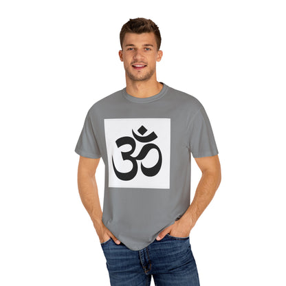 Spiritual Mandala T-Shirt, Unisex Garment-Dyed Tee for Meditation, Yoga, Mindfulness, Gift for Him/Her, Boho Chic Wear