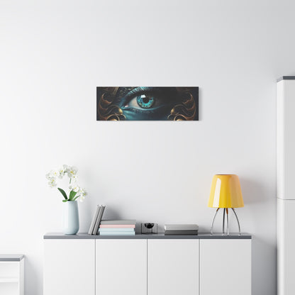 Mystical Eye Canvas Wall Art, Boho Decor, Home Wall Art, Unique Gift, Modern Artwork, Eye Design