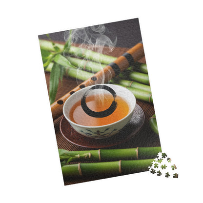 Tea-Themed Puzzle for Relaxation and Mindfulness, Perfect Gift for Tea Lovers, Family Fun, Game Night, Rainy Day Activity