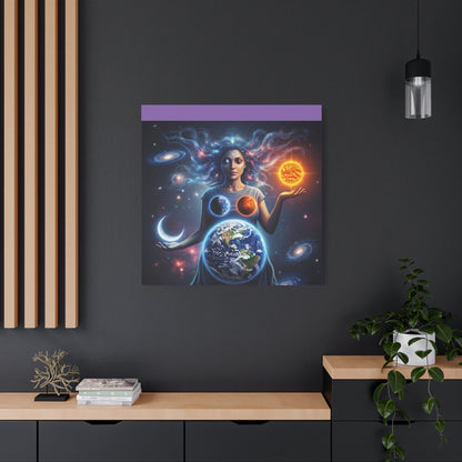 Cosmic Canvas Print - Celestial Art for Space Lovers, Home Decor, Wall Art, Gift for Astronomers, Universe Wall Hanging