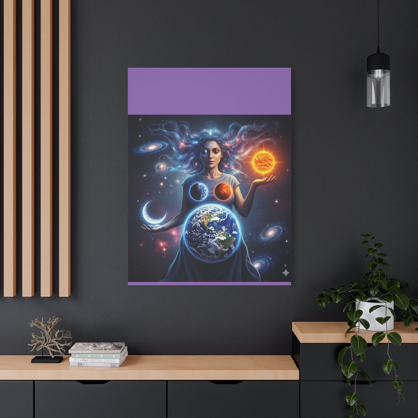 Cosmic Canvas Print - Celestial Art for Space Lovers, Home Decor, Wall Art, Gift for Astronomers, Universe Wall Hanging