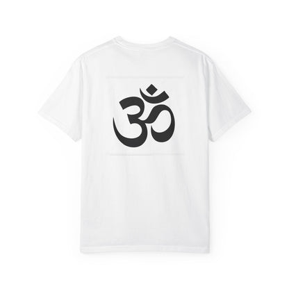 Spiritual Harmony Unisex T-shirt with Om Design, Casual Tee, Gift for Yogis, Meditation Wear, Relaxed Style
