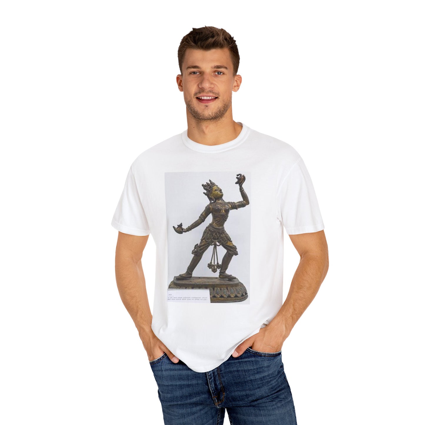 Spiritual Harmony Unisex T-shirt with Om Design, Casual Tee, Gift for Yogis, Meditation Wear, Relaxed Style