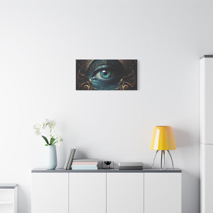 Mystical Eye Canvas Wall Art, Boho Decor, Home Wall Art, Unique Gift, Modern Artwork, Eye Design