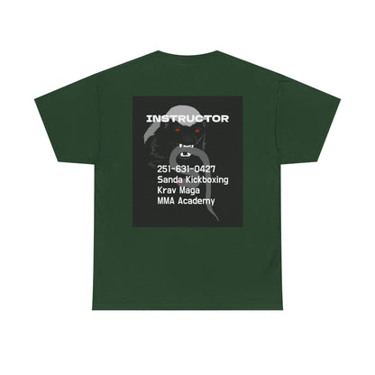 Unisex Heavy Cotton Tee  instructor for Martial Arts, Kickboxing Training Shirt, Integrity Academy Gear, Athletic Apparel, MMA T-shirt, Fight Club [...]