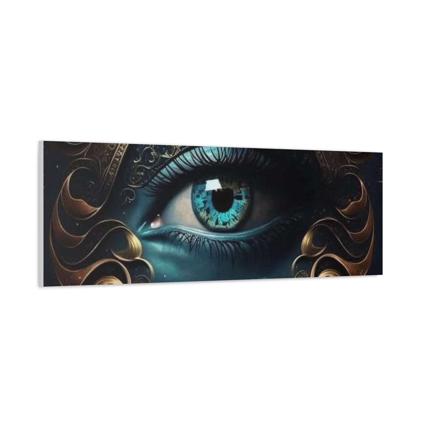 Mystical Eye Canvas Wall Art, Boho Decor, Home Wall Art, Unique Gift, Modern Artwork, Eye Design