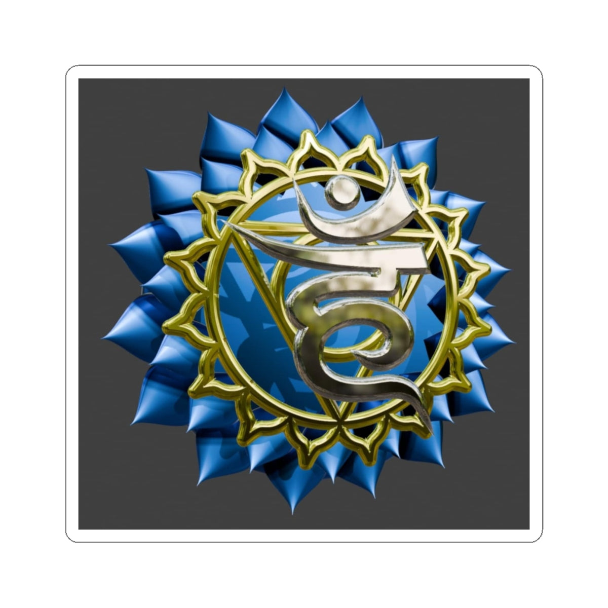 Chakra Energy Kiss-Cut Stickers for Spiritual Growth, Laptop Decor, Meditation, Yoga, Gifts for Her