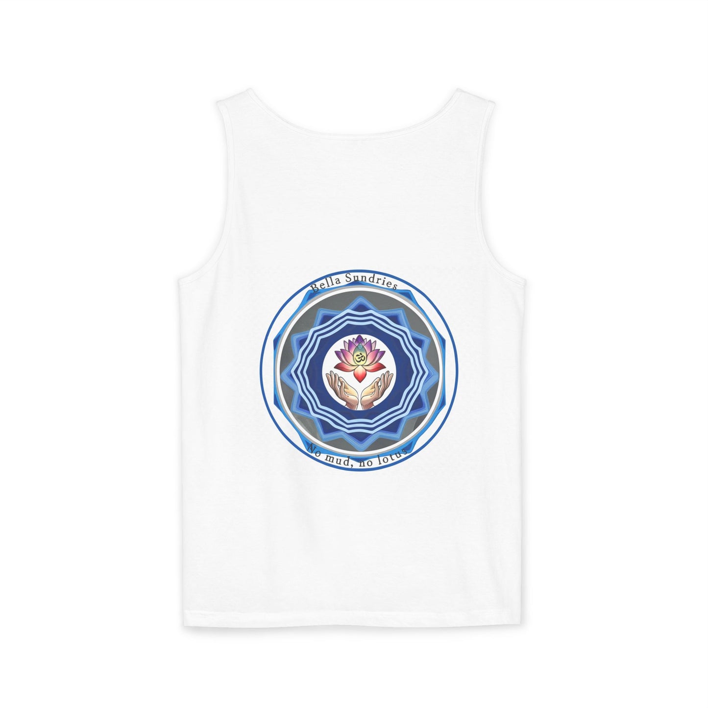Yoga Spiritual Tank Top, Om Symbol Shirt, Lotus Flower Tee, Meditation Apparel, Gift for Yogis, Unisex Activewear