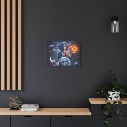 Cosmic Canvas Print - Celestial Art for Space Lovers, Home Decor, Wall Art, Gift for Astronomers, Universe Wall Hanging