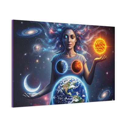 Cosmic Canvas Print - Celestial Art for Space Lovers, Home Decor, Wall Art, Gift for Astronomers, Universe Wall Hanging