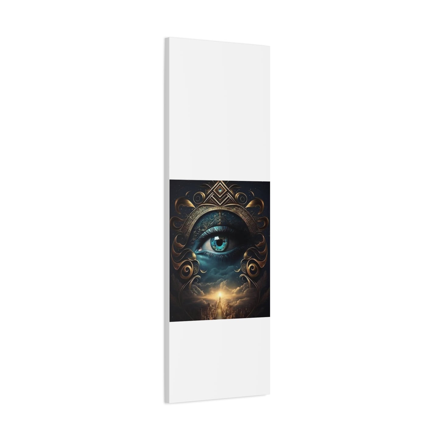 Mystical Eye Canvas Wall Art, Boho Decor, Home Wall Art, Unique Gift, Modern Artwork, Eye Design