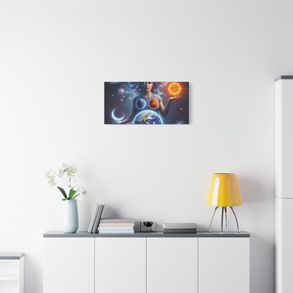 Cosmic Canvas Print - Celestial Art for Space Lovers, Home Decor, Wall Art, Gift for Astronomers, Universe Wall Hanging