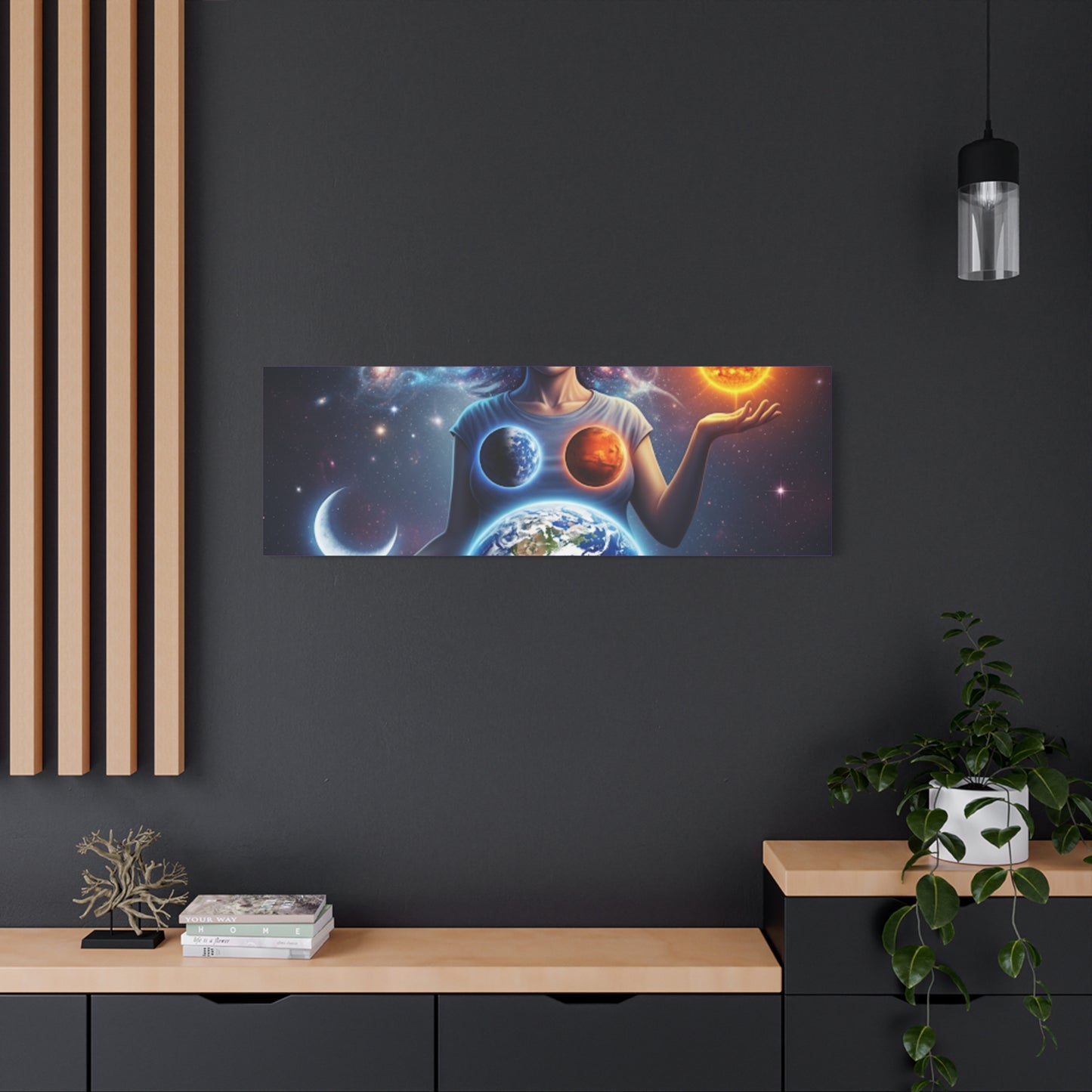 Cosmic Canvas Print - Celestial Art for Space Lovers, Home Decor, Wall Art, Gift for Astronomers, Universe Wall Hanging