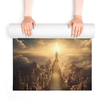 Mystical Eye Foam Yoga Mat, Exercise Mat, Mindfulness Mat, Meditation Essential, Gift for Yogis, Home Decor