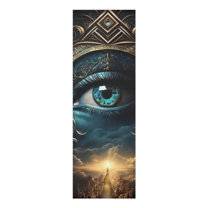 Mystical Eye Foam Yoga Mat, Exercise Mat, Mindfulness Mat, Meditation Essential, Gift for Yogis, Home Decor
