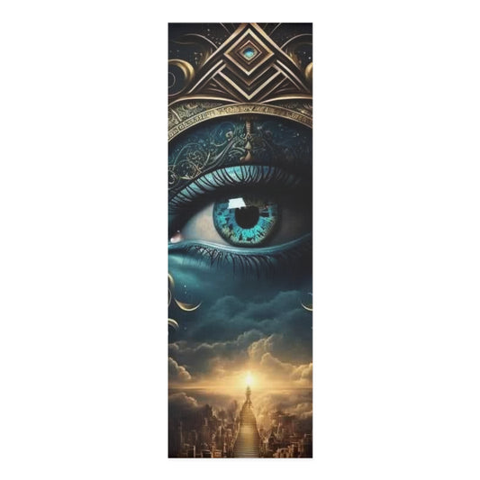 Mystical Eye Foam Yoga Mat, Exercise Mat, Mindfulness Mat, Meditation Essential, Gift for Yogis, Home Decor