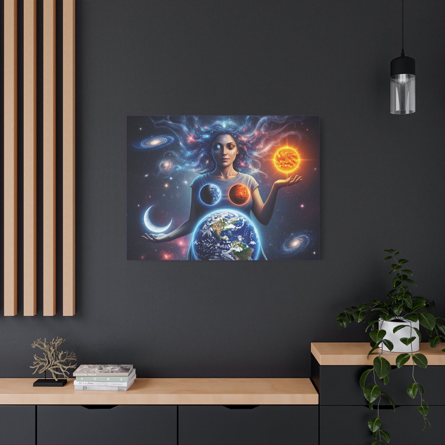 Cosmic Canvas Print - Celestial Art for Space Lovers, Home Decor, Wall Art, Gift for Astronomers, Universe Wall Hanging