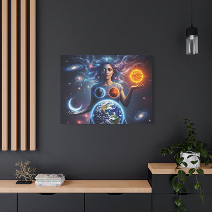 Cosmic Canvas Print - Celestial Art for Space Lovers, Home Decor, Wall Art, Gift for Astronomers, Universe Wall Hanging